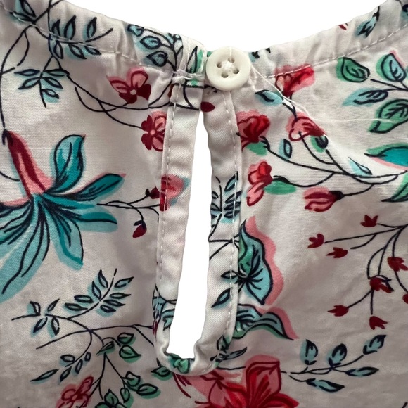 Baby Gap Girls Floral Romper Size 4 | 100% Cotton - Picture 4 of 6